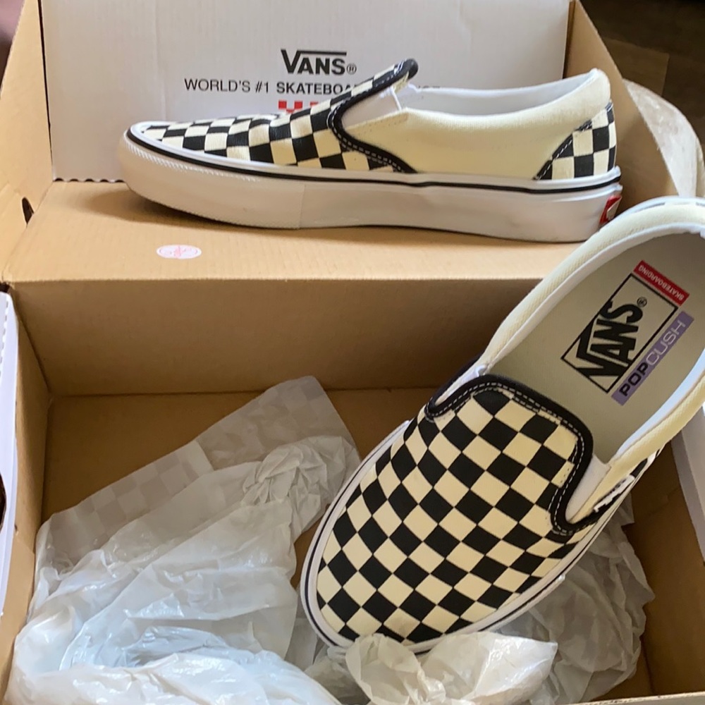 Vans Pop Cush skateboarding shoes never worn